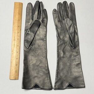 Elegant Gold/Black Talbots  Leather Gloves